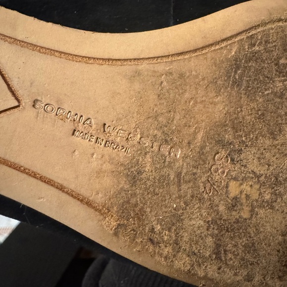 Sophia Webster silver rainbow butterfly flats 7 - Picture 8 of 12